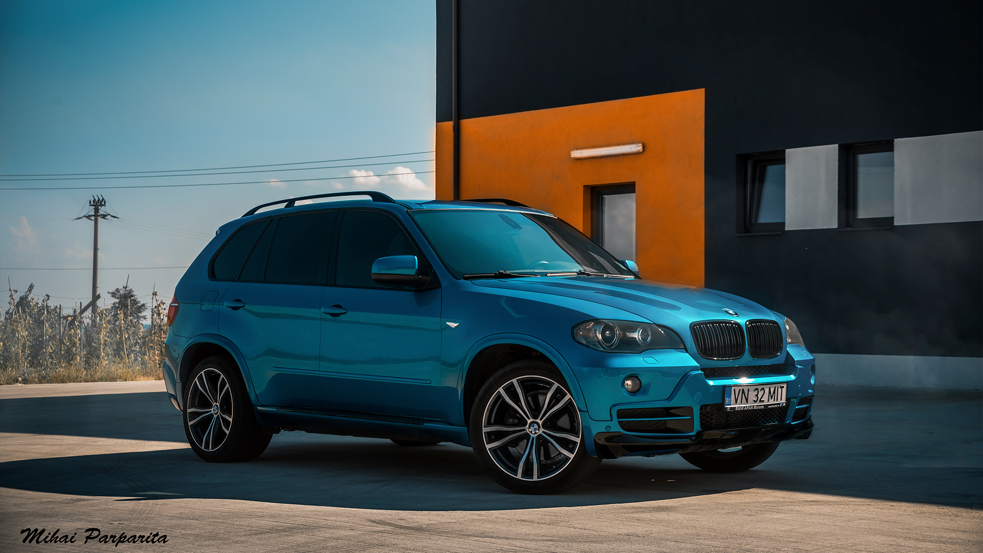 BMW X5, Blue Car, SUV Wallpaper & Background Image