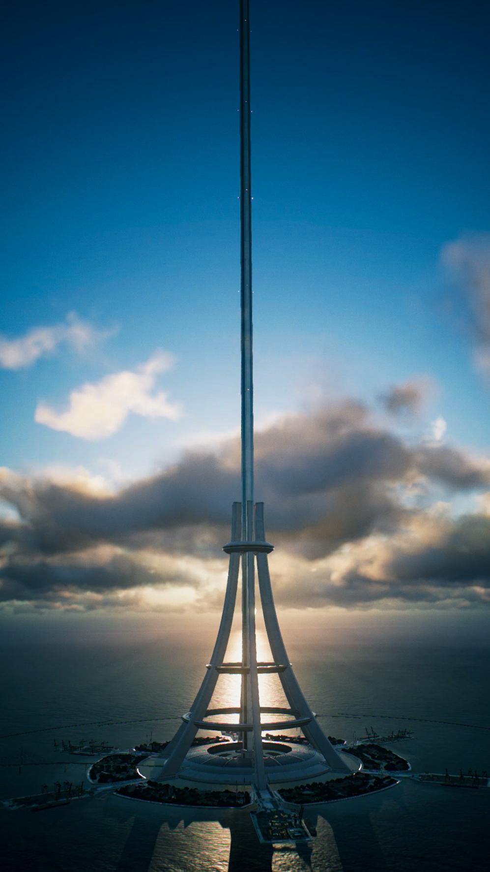 Couldn't find any vertical wallpaper for the Space Elevator, so I screenshotted this for myself! Thought some of you guys might like it ^^