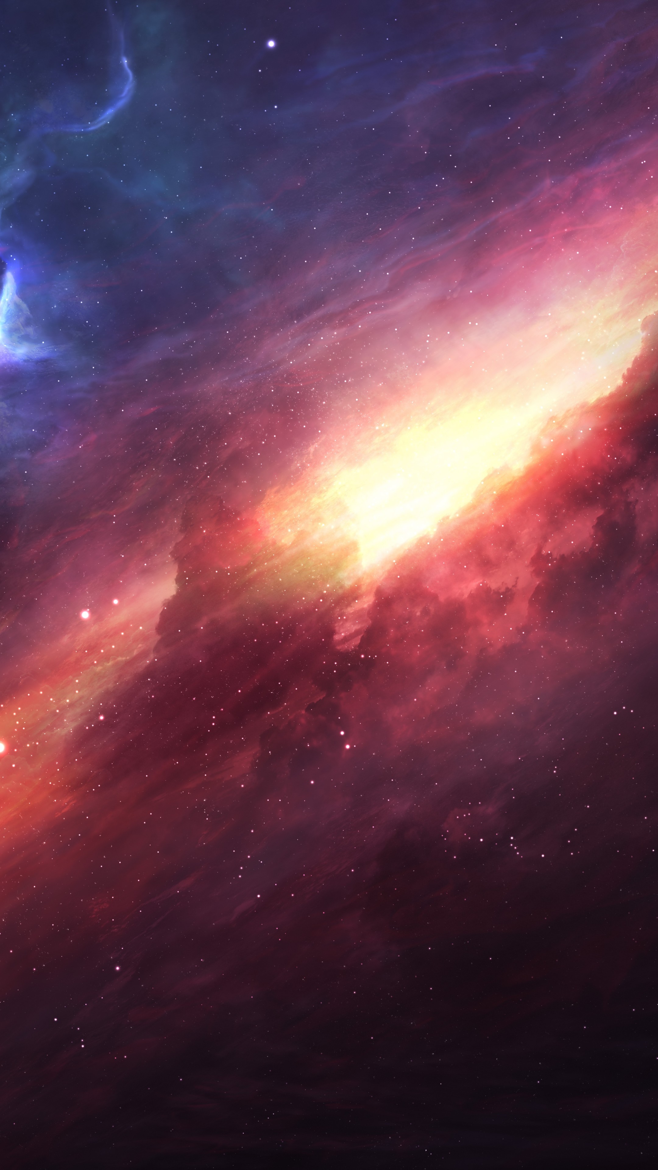 Wallpaper art, space, galaxy, universe, stars, Space