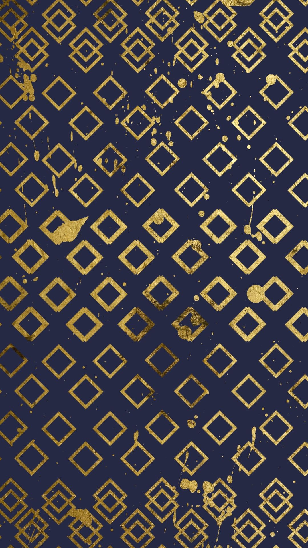 Navy Gold iPhone Wallpaper