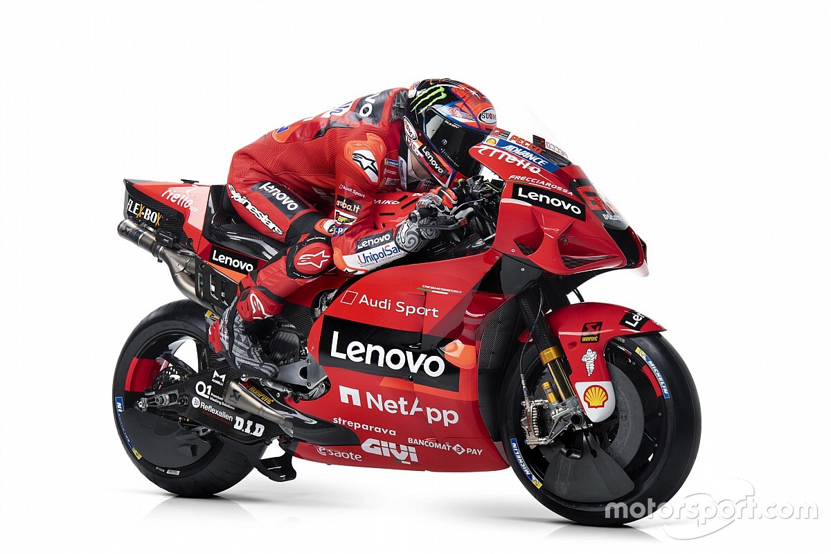 Ducati reveals revised 2021 MotoGP bike livery