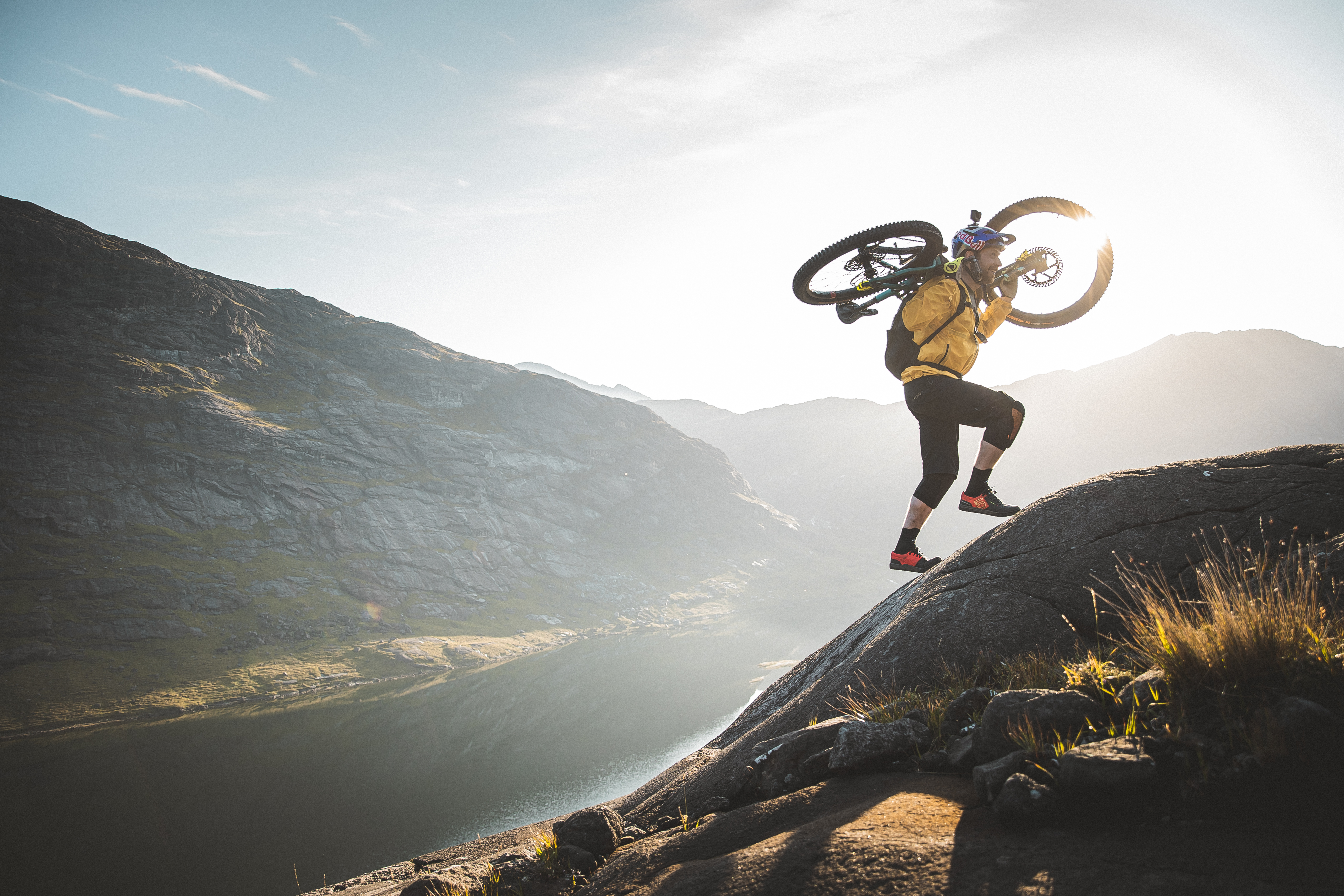 Scots daredevil cyclist Danny MacAskill's performs his most dangerous stunt yet