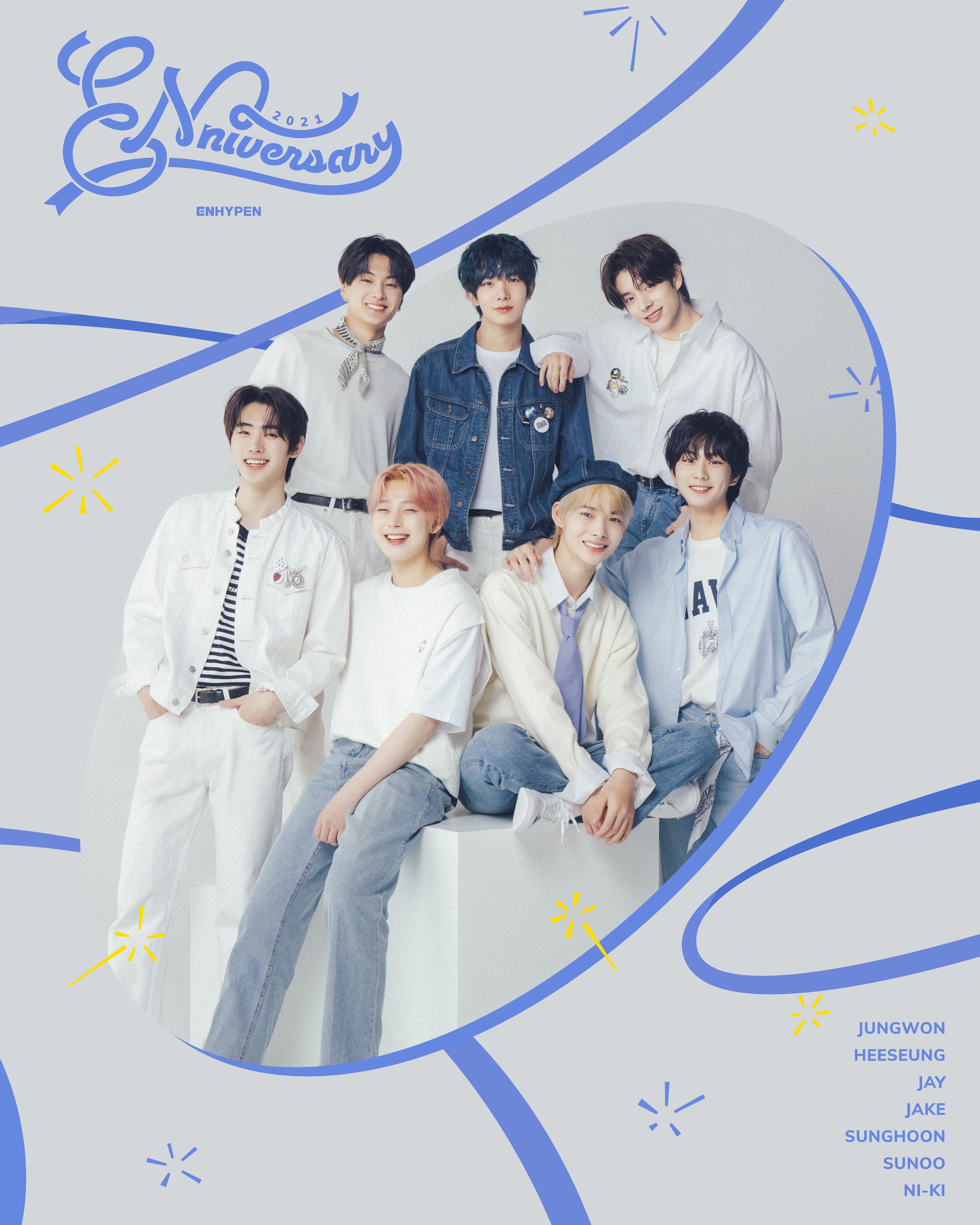 ENHYPEN ENniversary Anniversary Profile Photo (HD HQ)-Pop Database Dbkpop.com