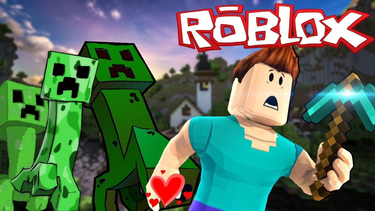 Minecraft and Roblox Wallpaper Free Minecraft and Roblox Background