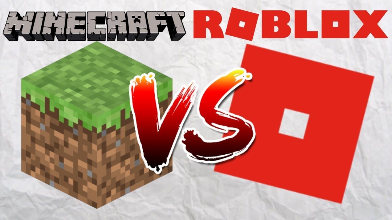 Roblox Vs Minecraft Wallpaper