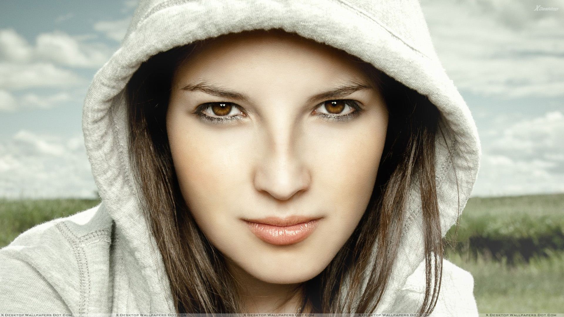 Cute Girl With Close Face