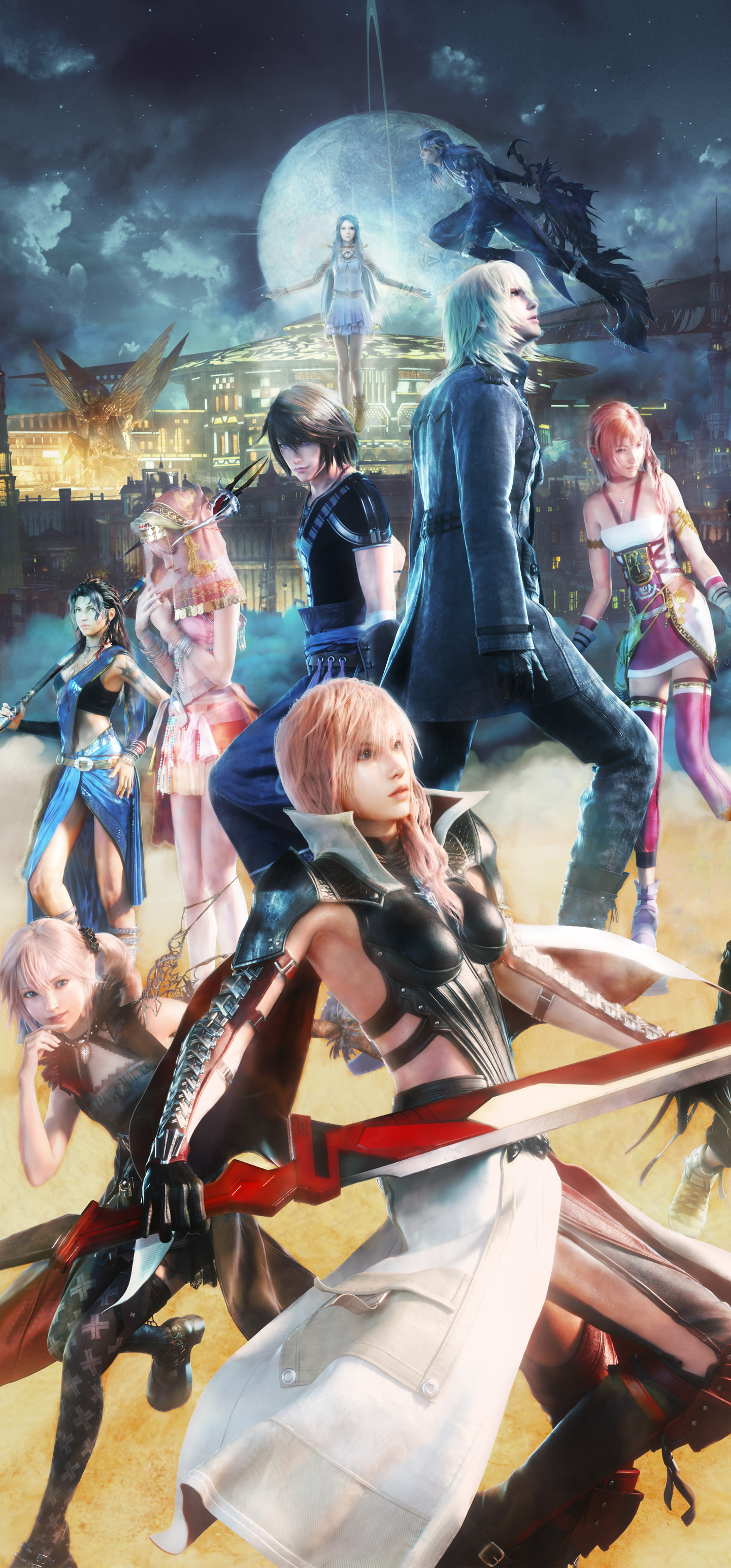 Final Fantasy XIII Vertical Wallpaper [1440x3088]