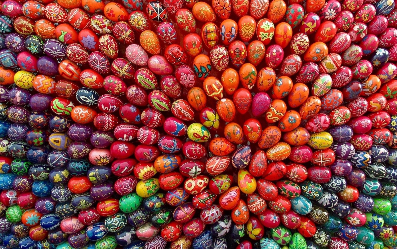 Decorated Easter Eggs wallpaper. Decorated Easter Eggs