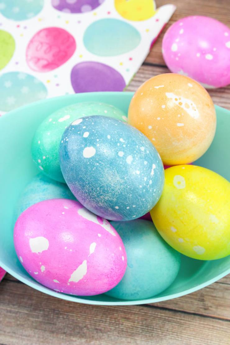 BEST Dyed Easter Eggs! How To Dye Easter Eggs With Oil & Water DIY Easter Egg Decorating Ideas Kids Will Love