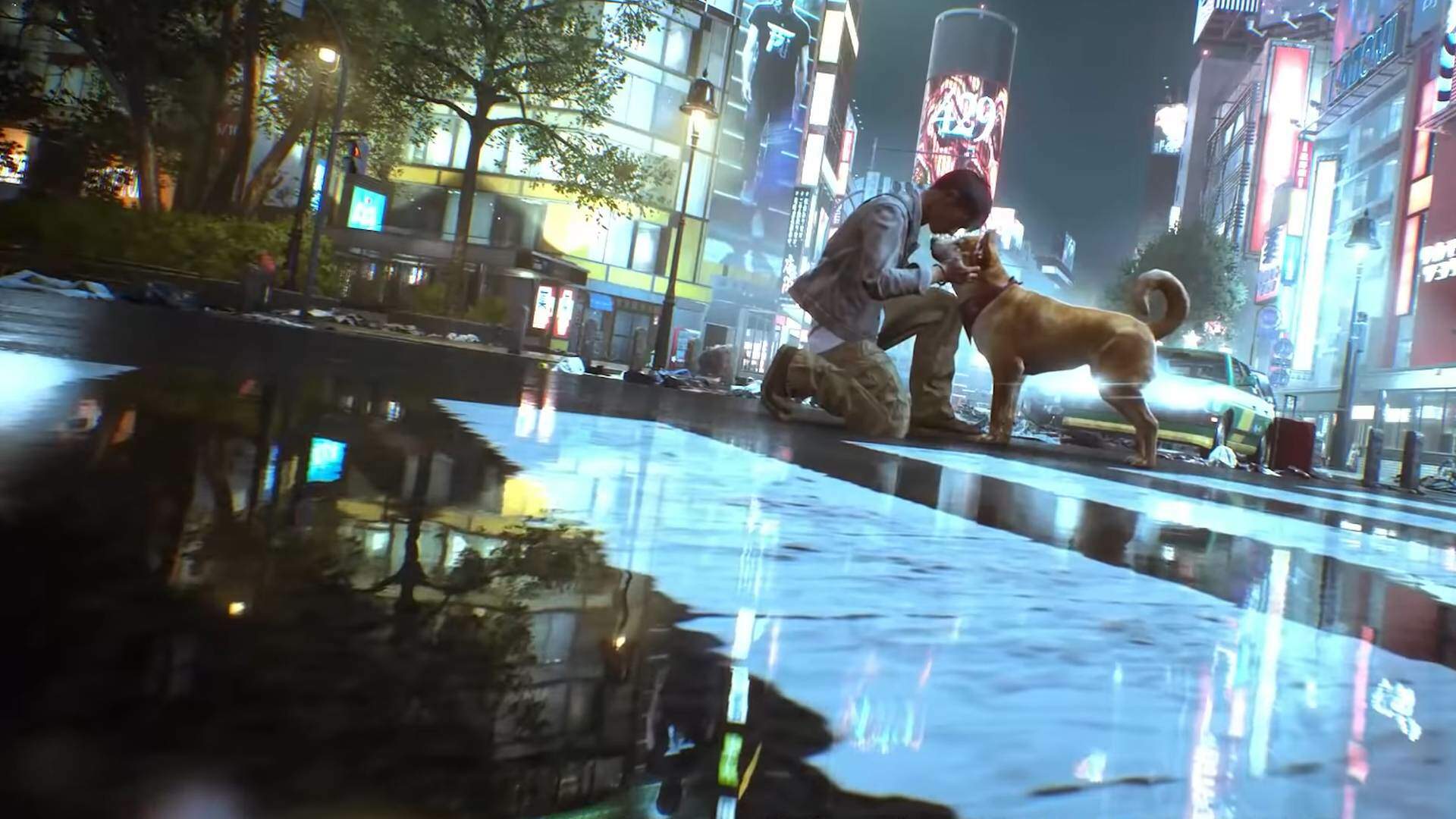 You Can Pet the Dog in Ghostwire: Tokyo