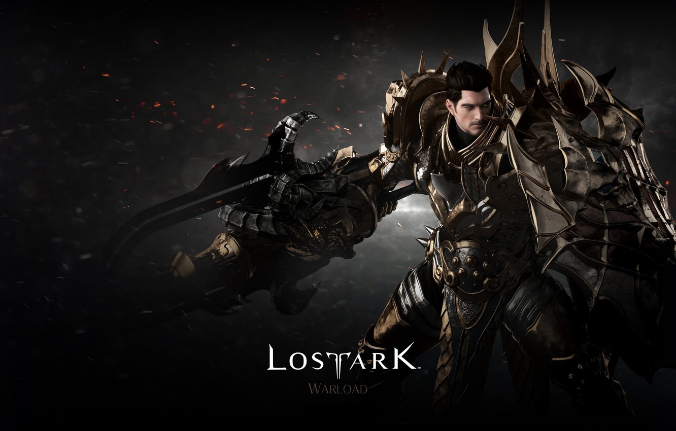 Wallpaper background, the game, warrior, sparks, Lost Ark image for desktop, section игры