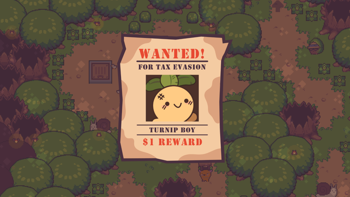 Turnip Boy Commits Tax Evasion is an upcoming adventure game about just that