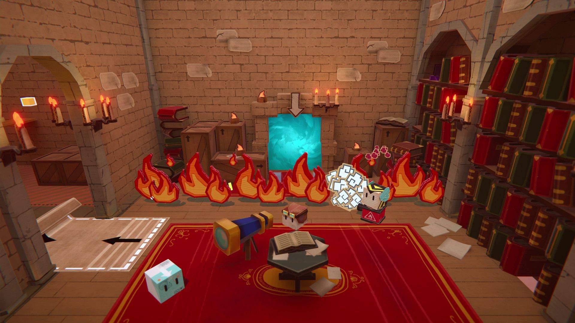 Pile Up! Box by Box Review: boxes poised in a world of paper