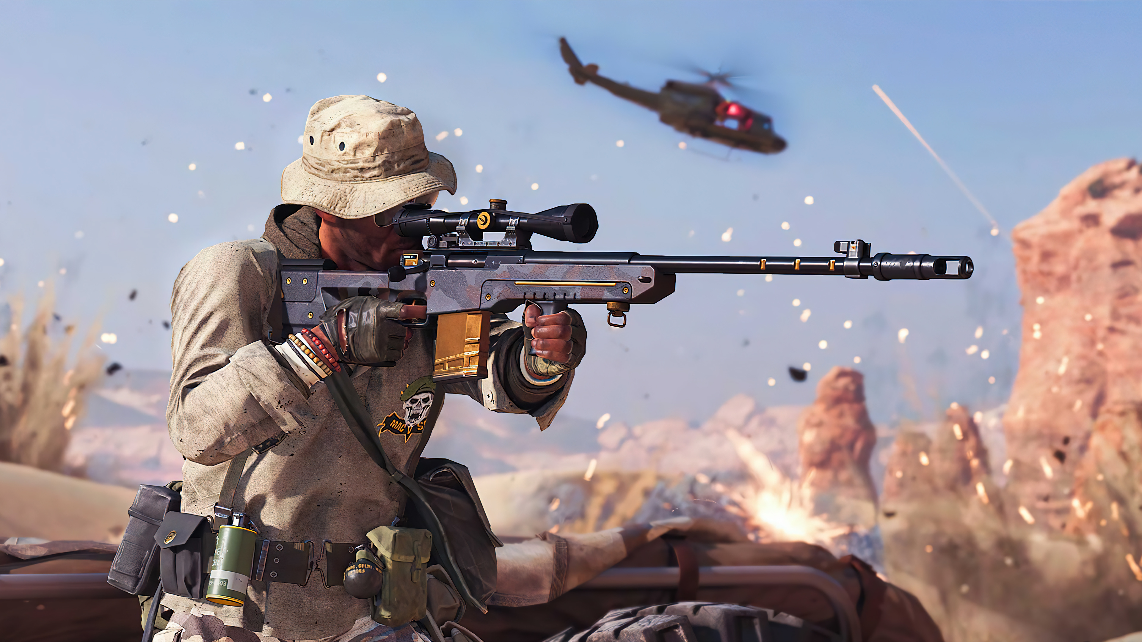 Call of Duty Black Ops Cold War Sniper Wallpaper 4k Ultra HD