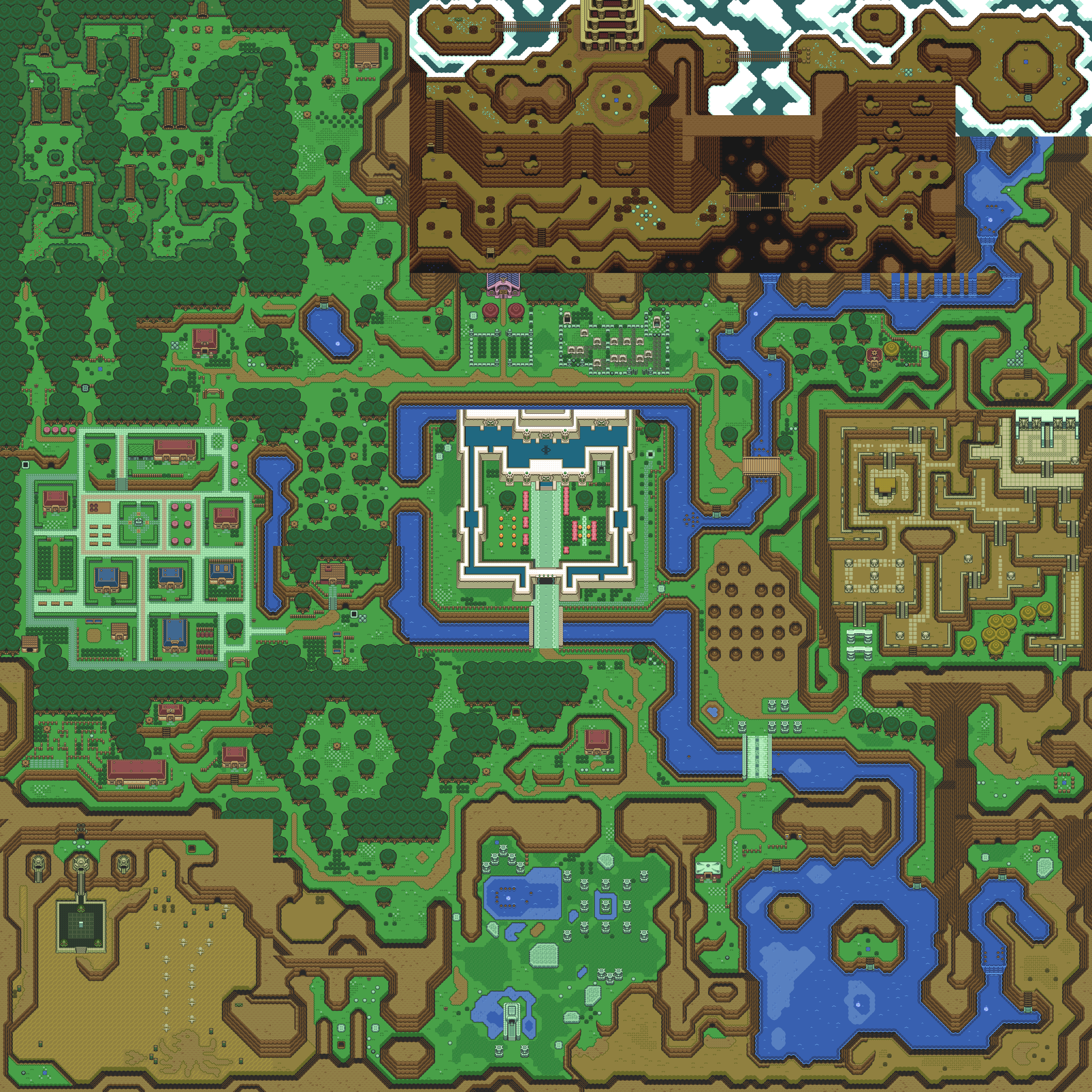 Zelda Map Wallpaper
