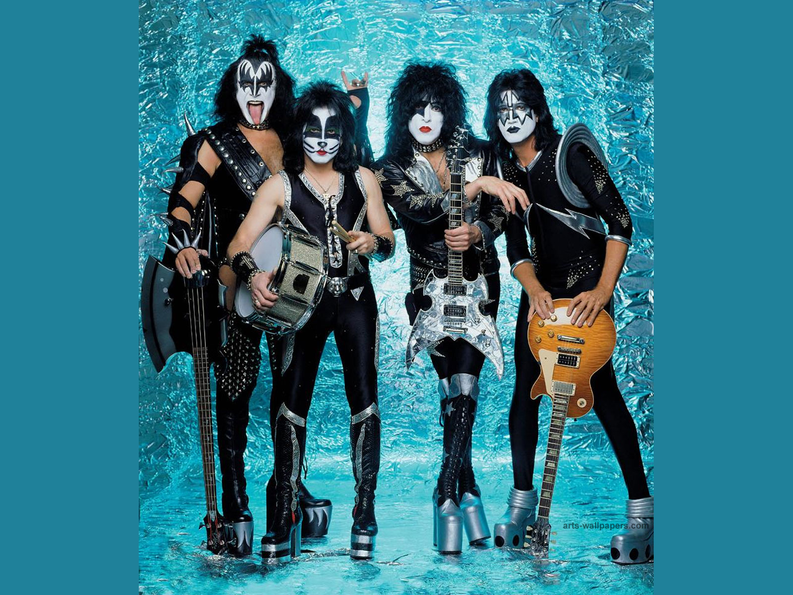 kiss, Heavy, Metal, Rock, Bands, Guitar Wallpaper HD / Desktop and Mobile Background