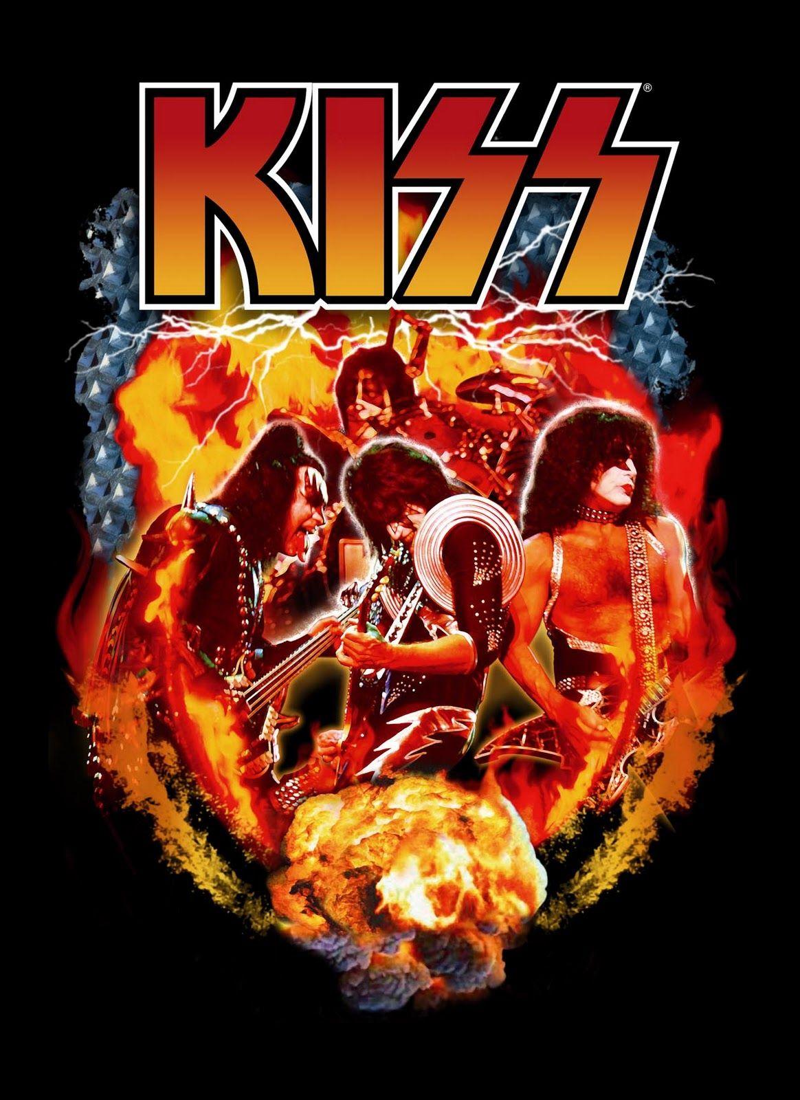 Kiss Band iPhone Wallpaper Free Kiss Band iPhone Background