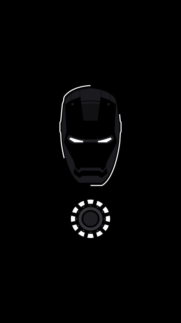 Black Iron Man Phone Wallpaper