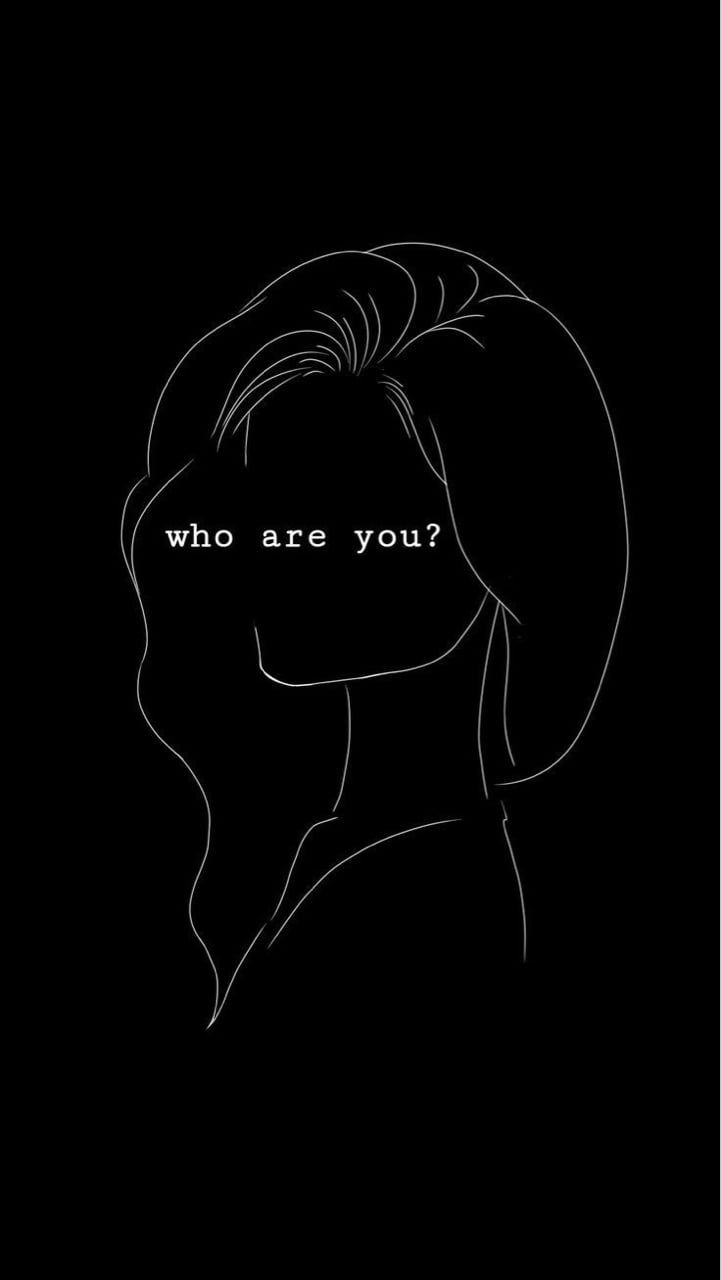 Explore girl image discovered by Zoé. Black wallpaper, Line art drawings, Black aesthetic wallpaper