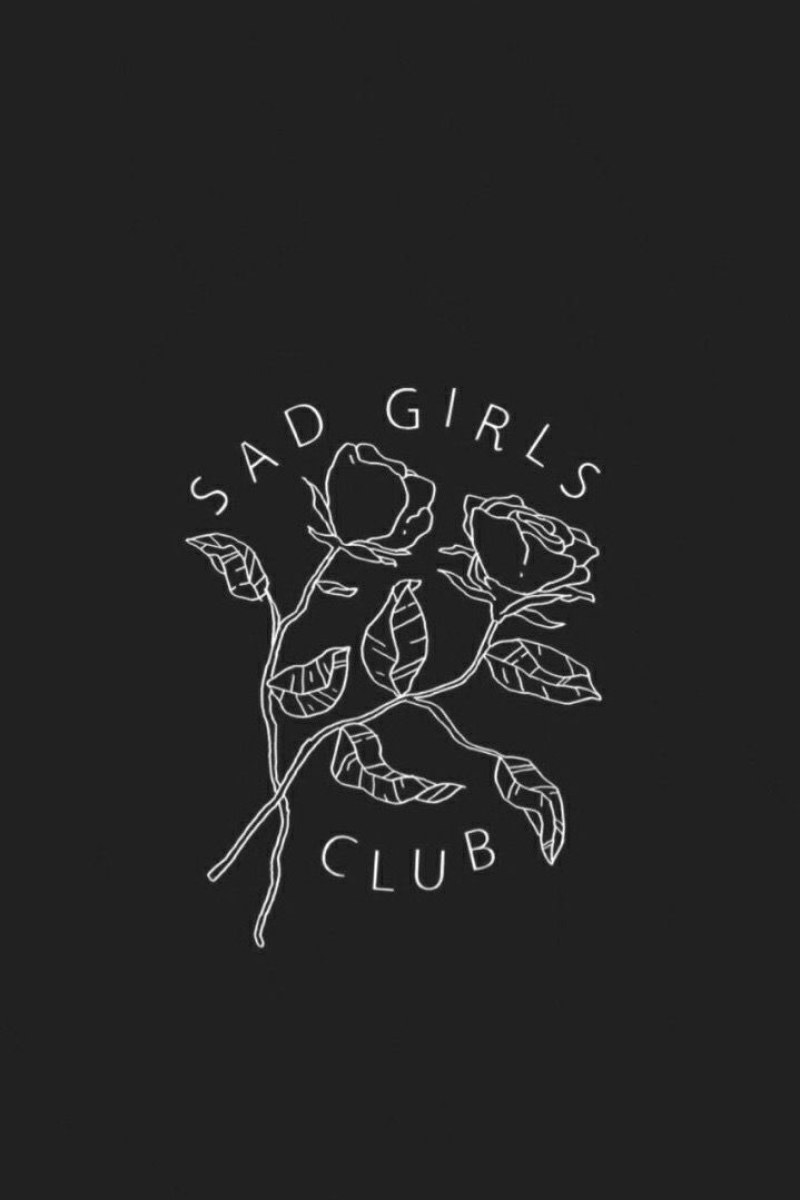 Aesthetic Black Wallpaper, Sad Girls Club • Wallpaper For You