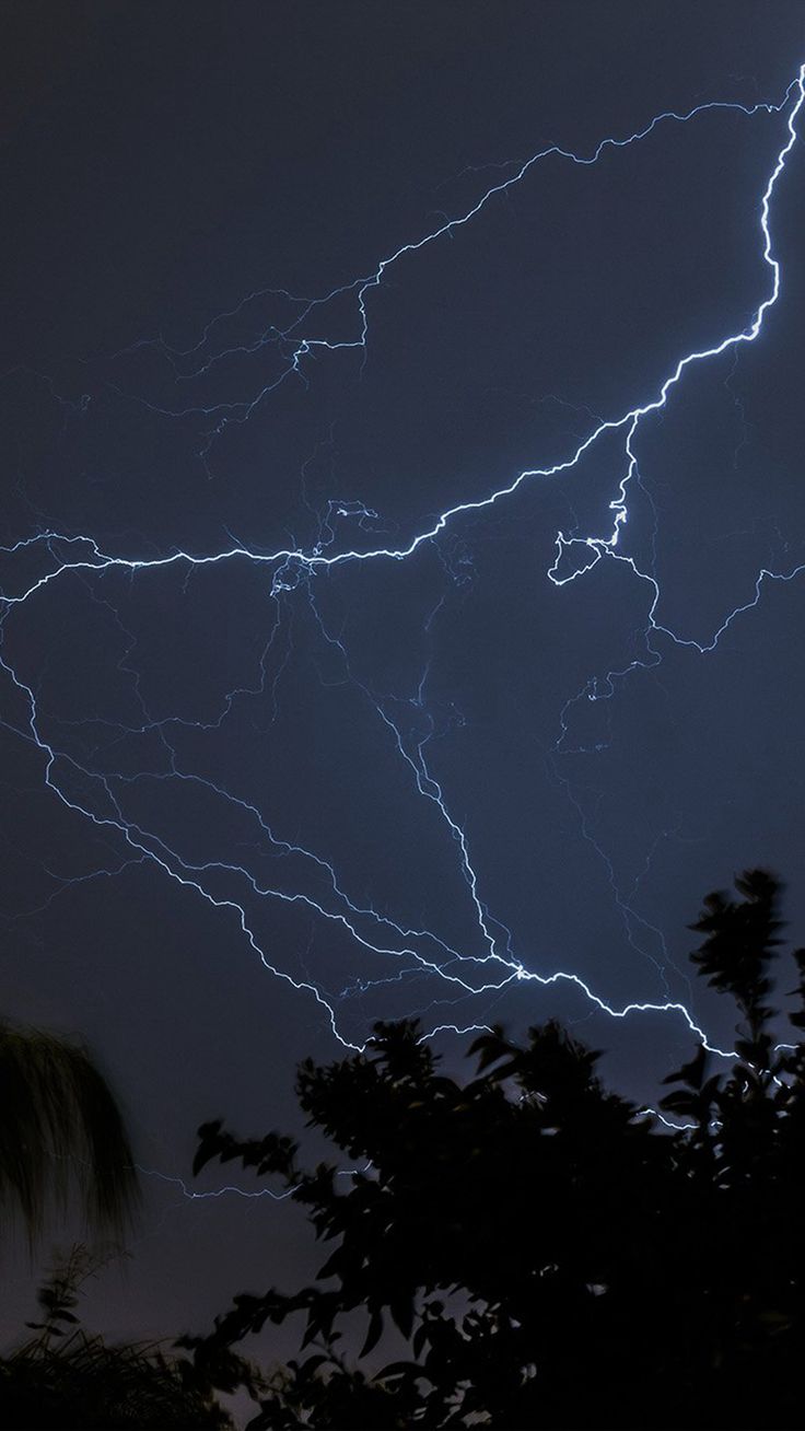 Thunder Bolt Sky Night Dark #iPhone #plus #wallpaper. Lightning photography, Storm wallpaper, Dark wallpaper