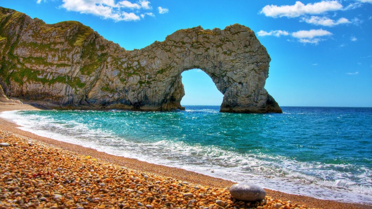 Nature beach summer Spain Durdle Door sea wallpaperx1080