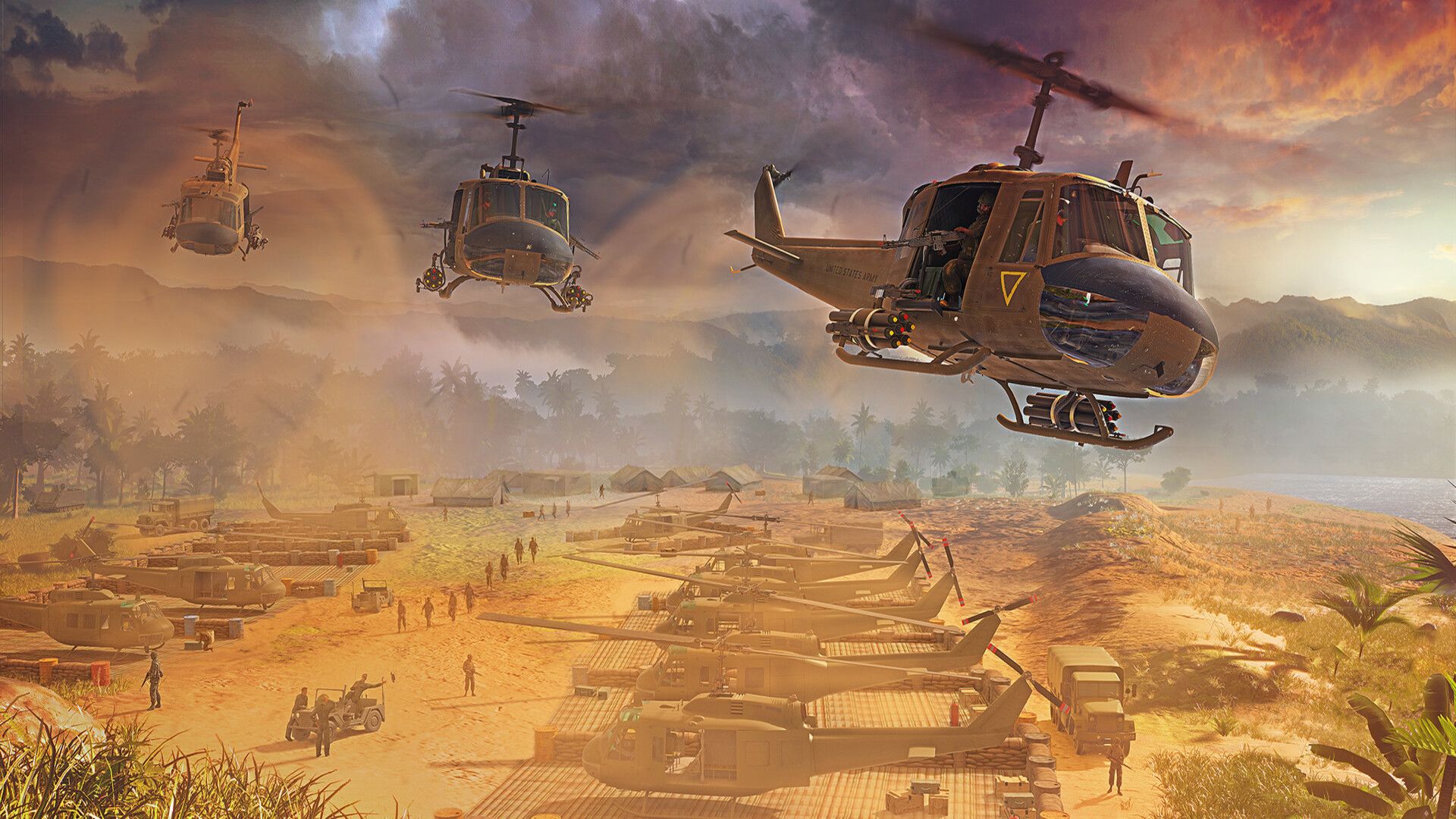 Military helicopter, Military wallpaper, Vietnam