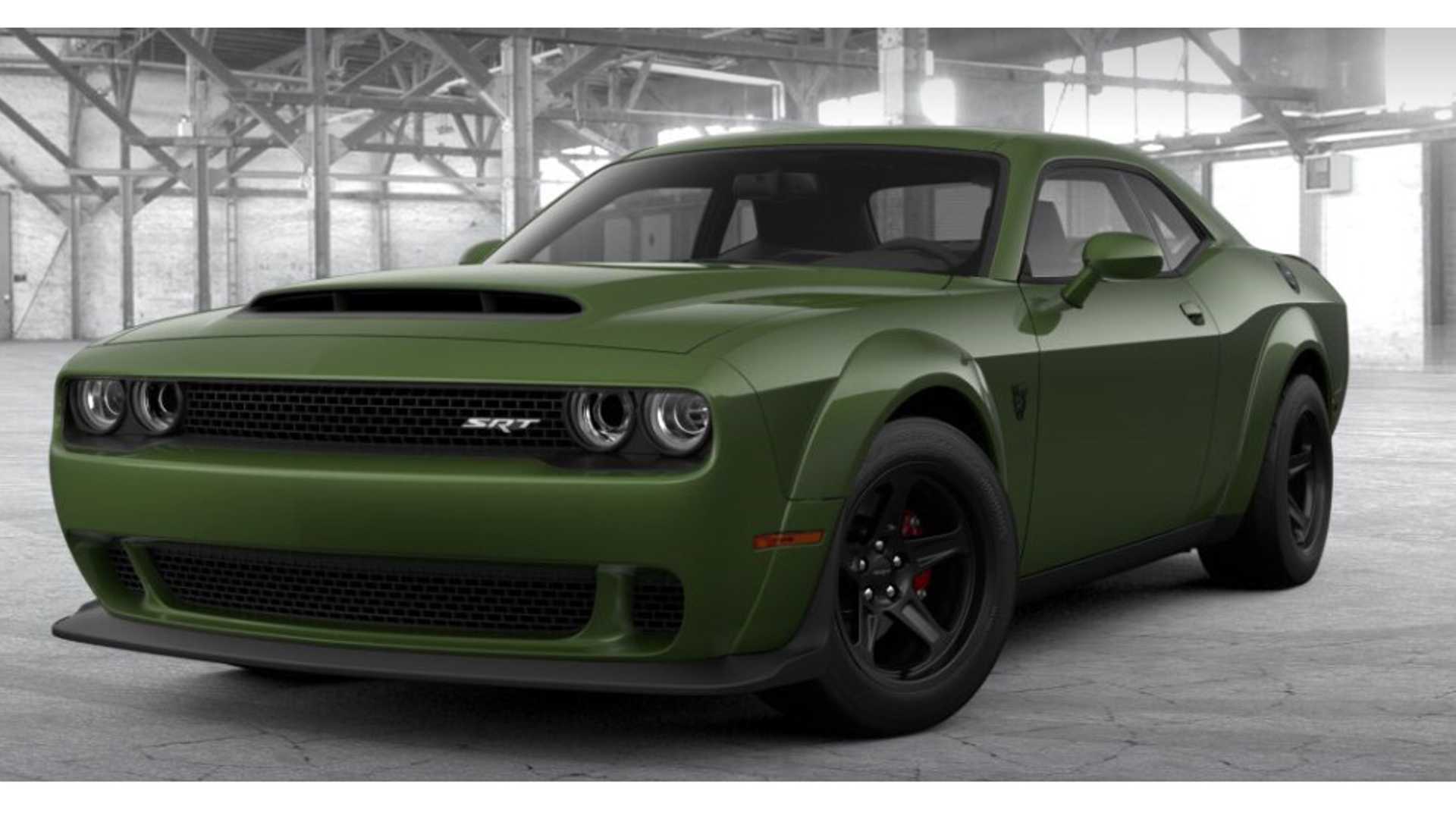 Rare Dodge Challenger Demon Is King Of The Park