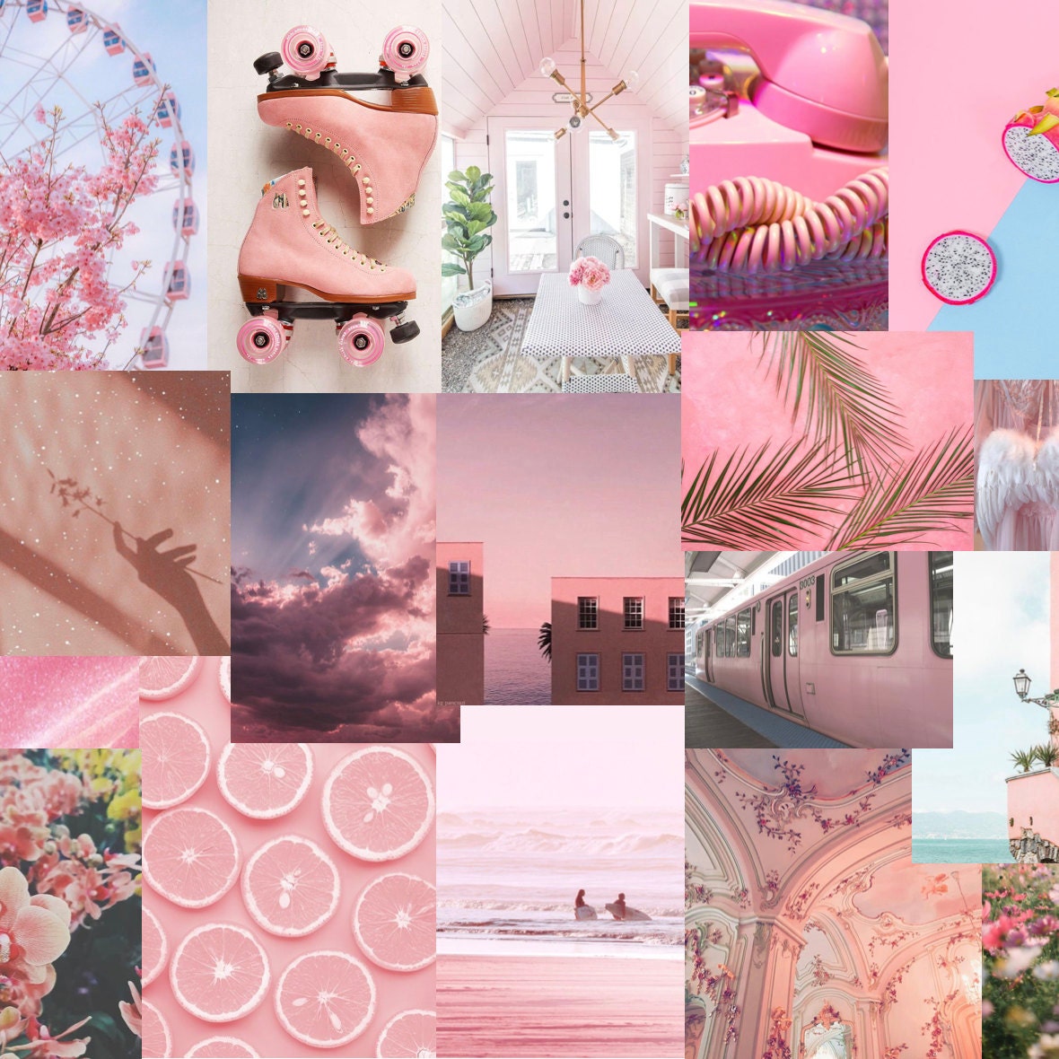 Pink Spring Collage Wallpapers - Wallpaper Cave