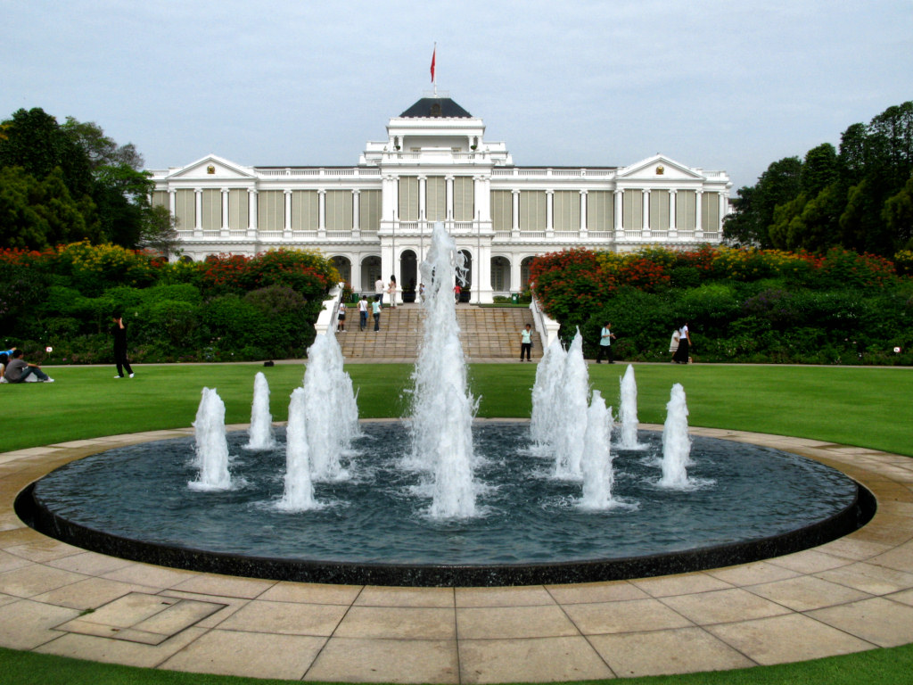 Istana Singapore And Fountain Wallpaper & Background Download