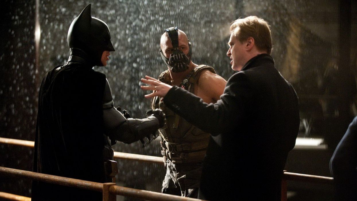 Batman Bane Tom Hardy hero Batman The Dark Knight Rises Christopher Nolan Set Photo wallpaperx1080