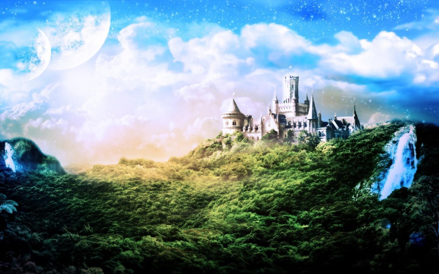 Fairy Castle Wallpaper