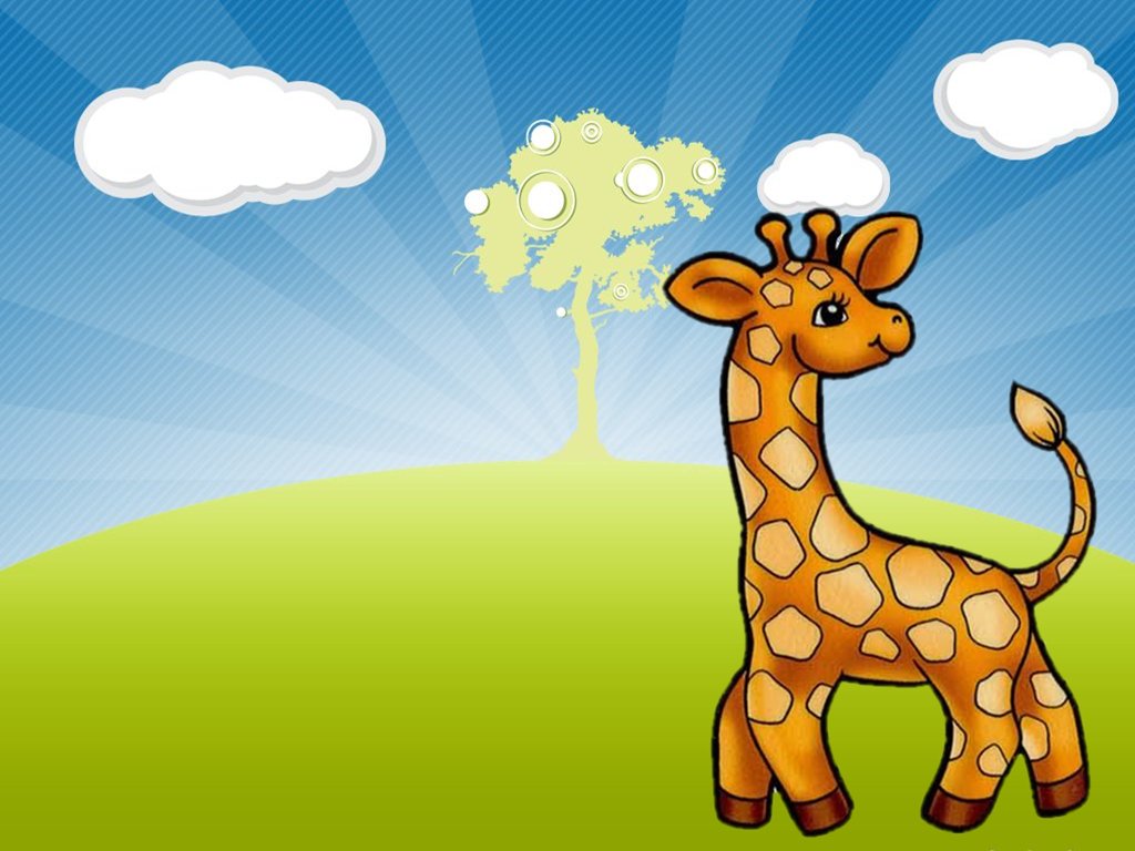 Cute Giraffe Wallpaper