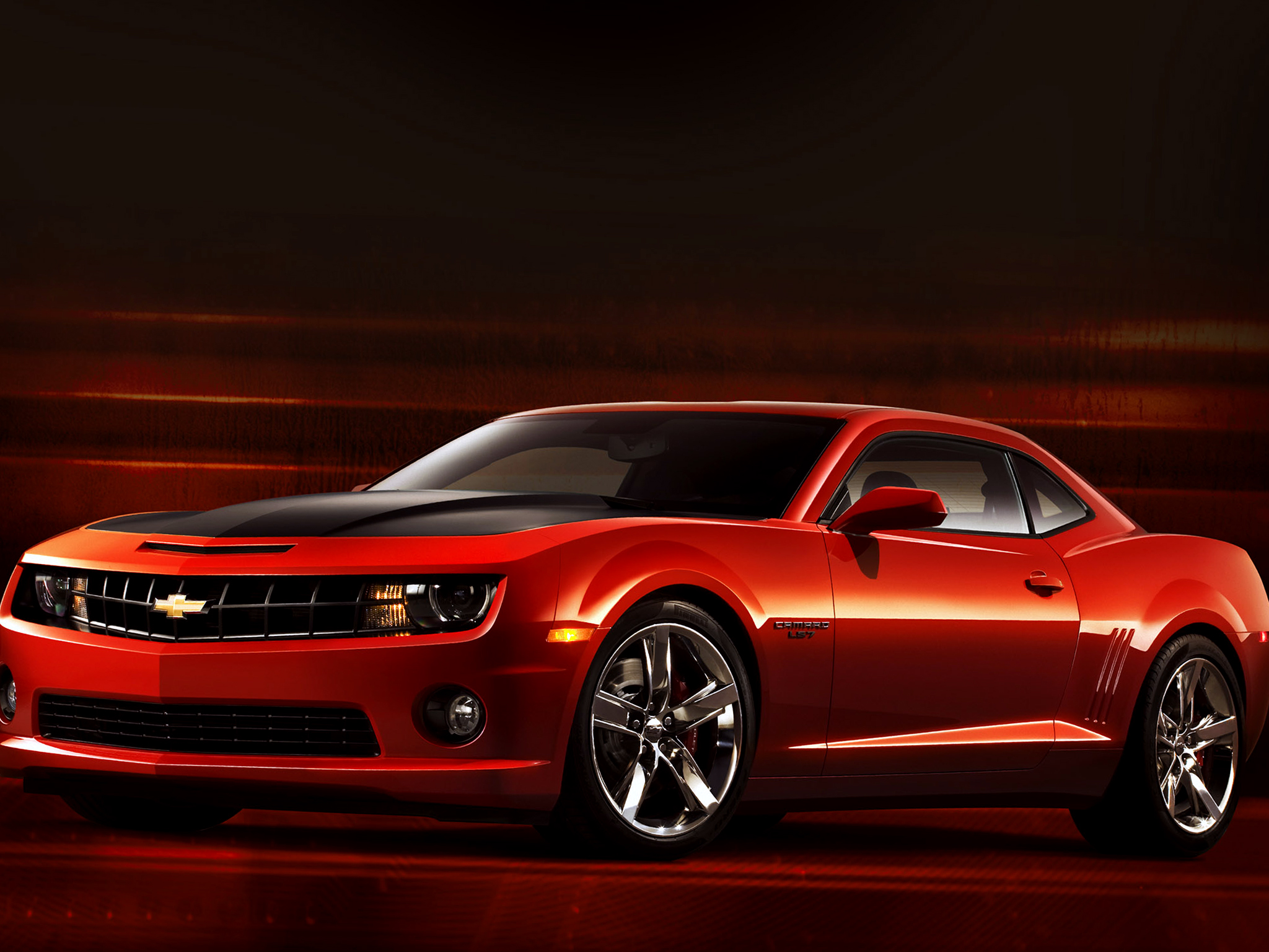 Red chevy Camaro Wallpaper HD / Desktop and Mobile Background