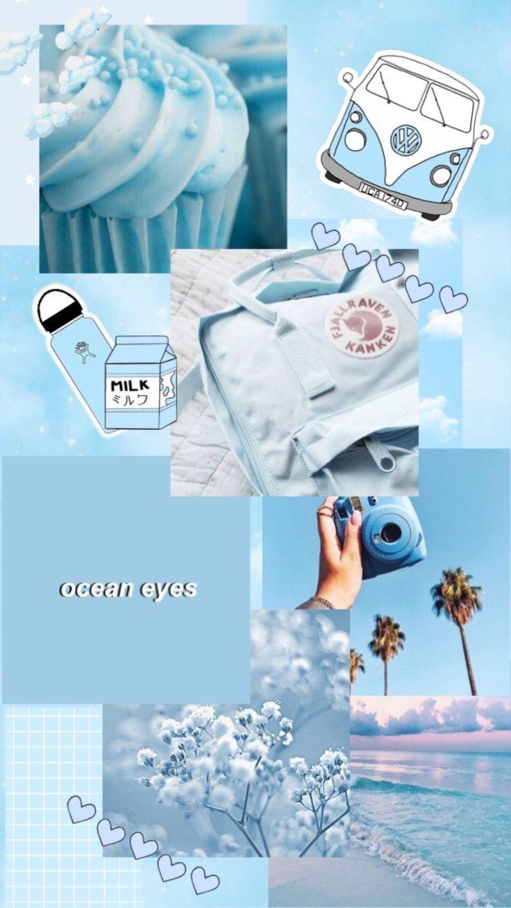 Wallpaper Blue Aesthetic iPhone 2022