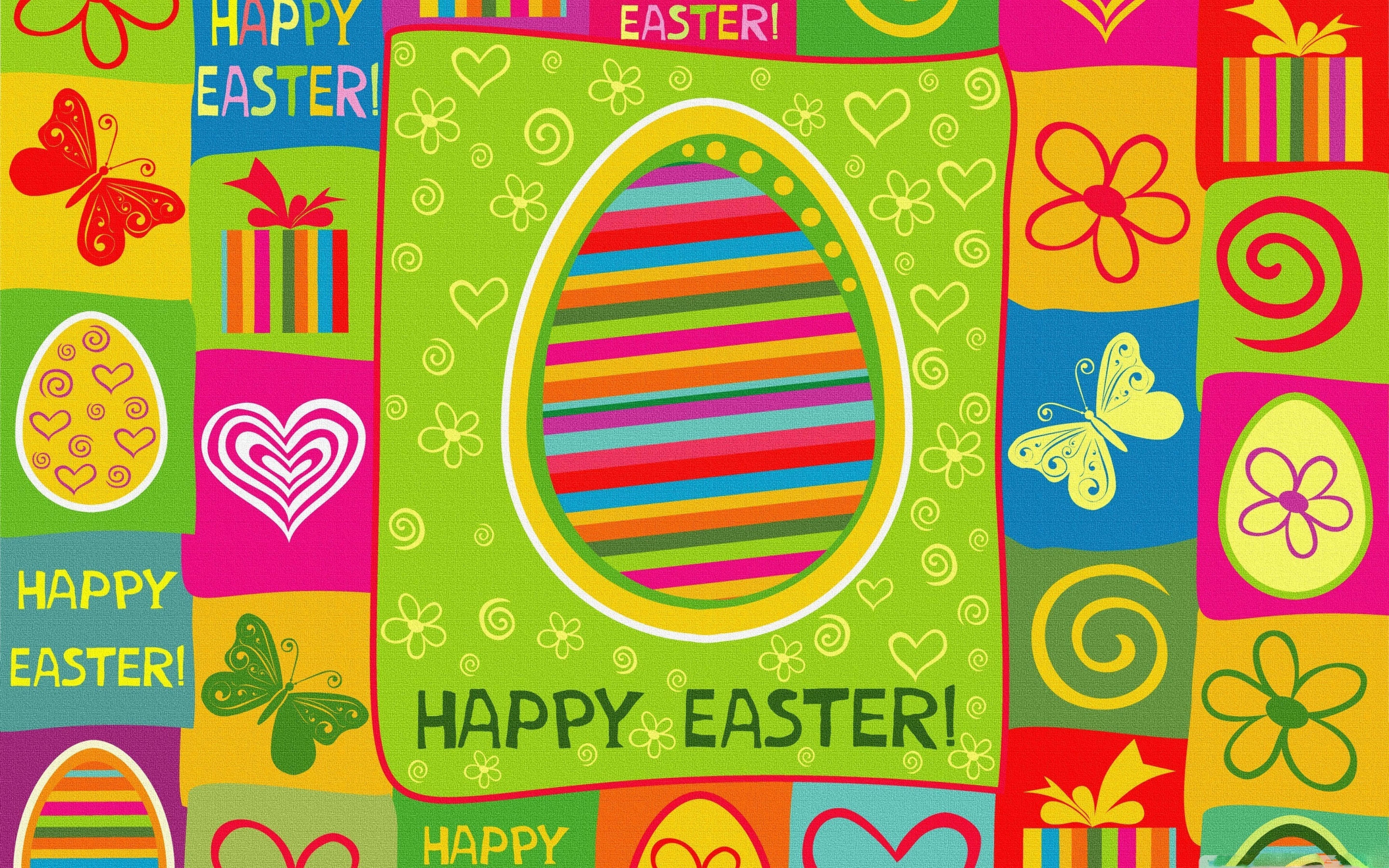 Happy Easter Background MacBook Air Wallpaper Download