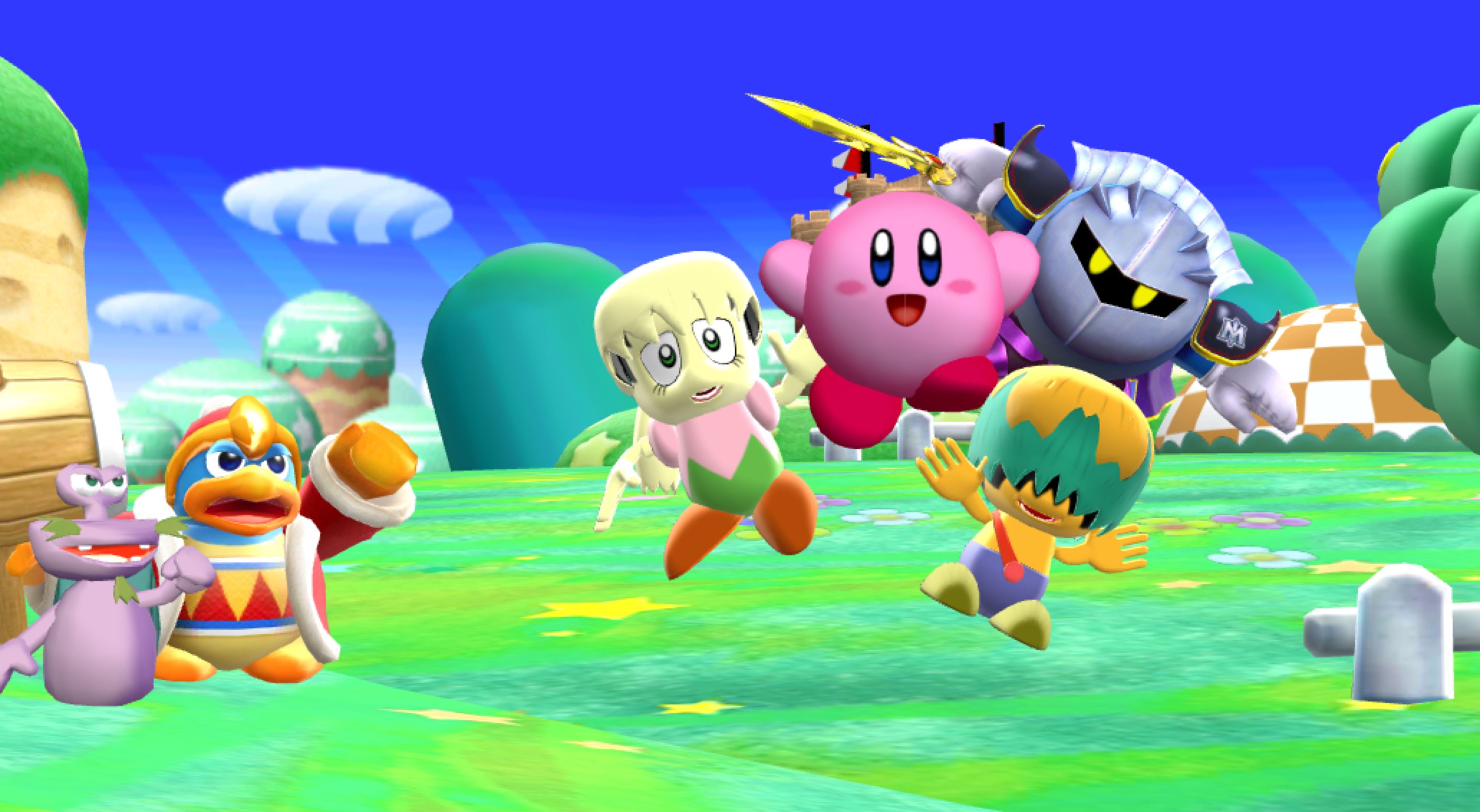 Kirby Right Back At Ya. Kirby, Cute art, Meta knight