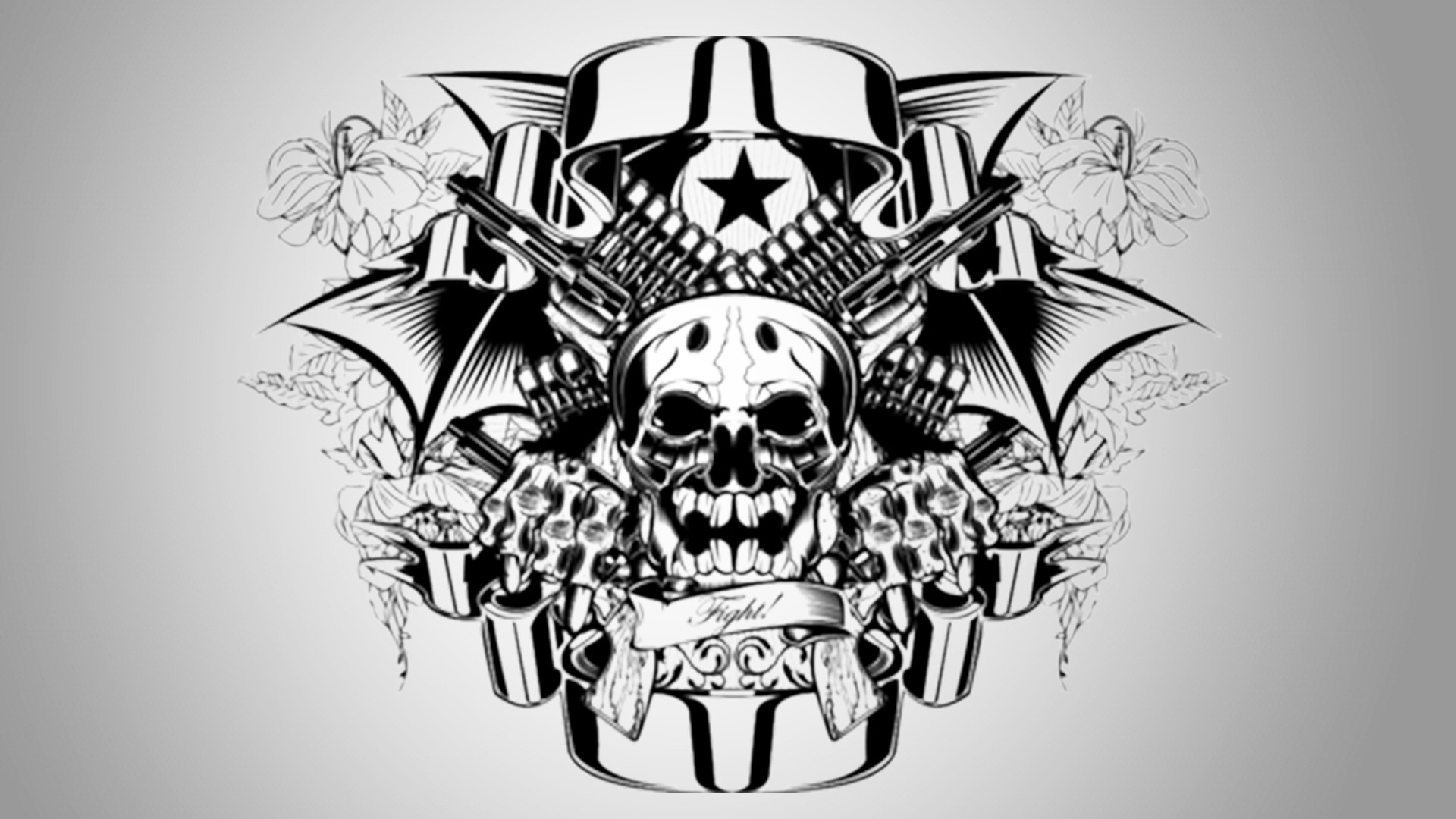 Skull Art Background HQ Wallpaper 29288