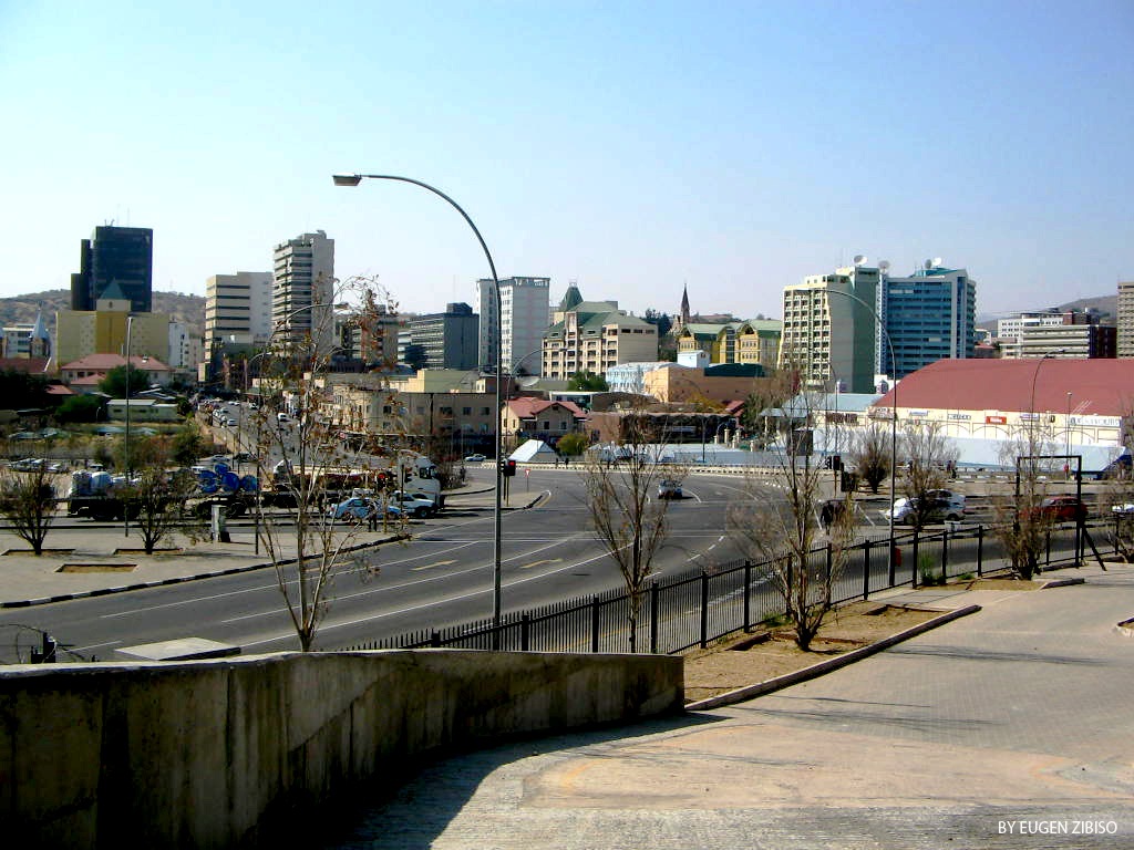 Windhoek, Namibia. Back in 2005, a view from behind the Lec