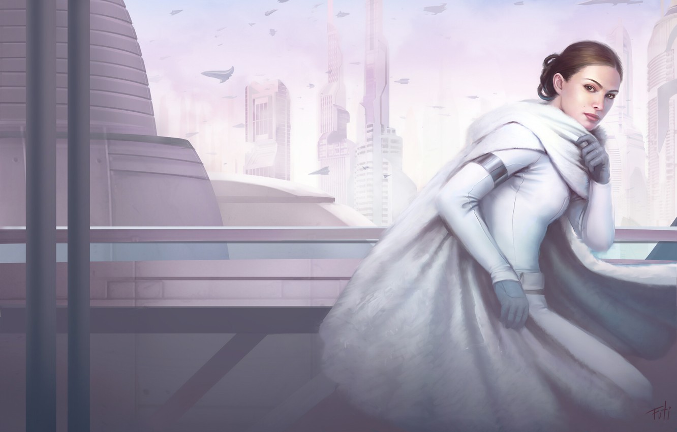 Wallpaper Star Wars, Art, Star Wars, Queen, Style, Illustration, Concept Art, Characters, Costume, Padmé Amidala, Padme, Amidala, Amidala, by Tony Foti, Tony Foti, Amidala Naberrie image for desktop, section фильмы