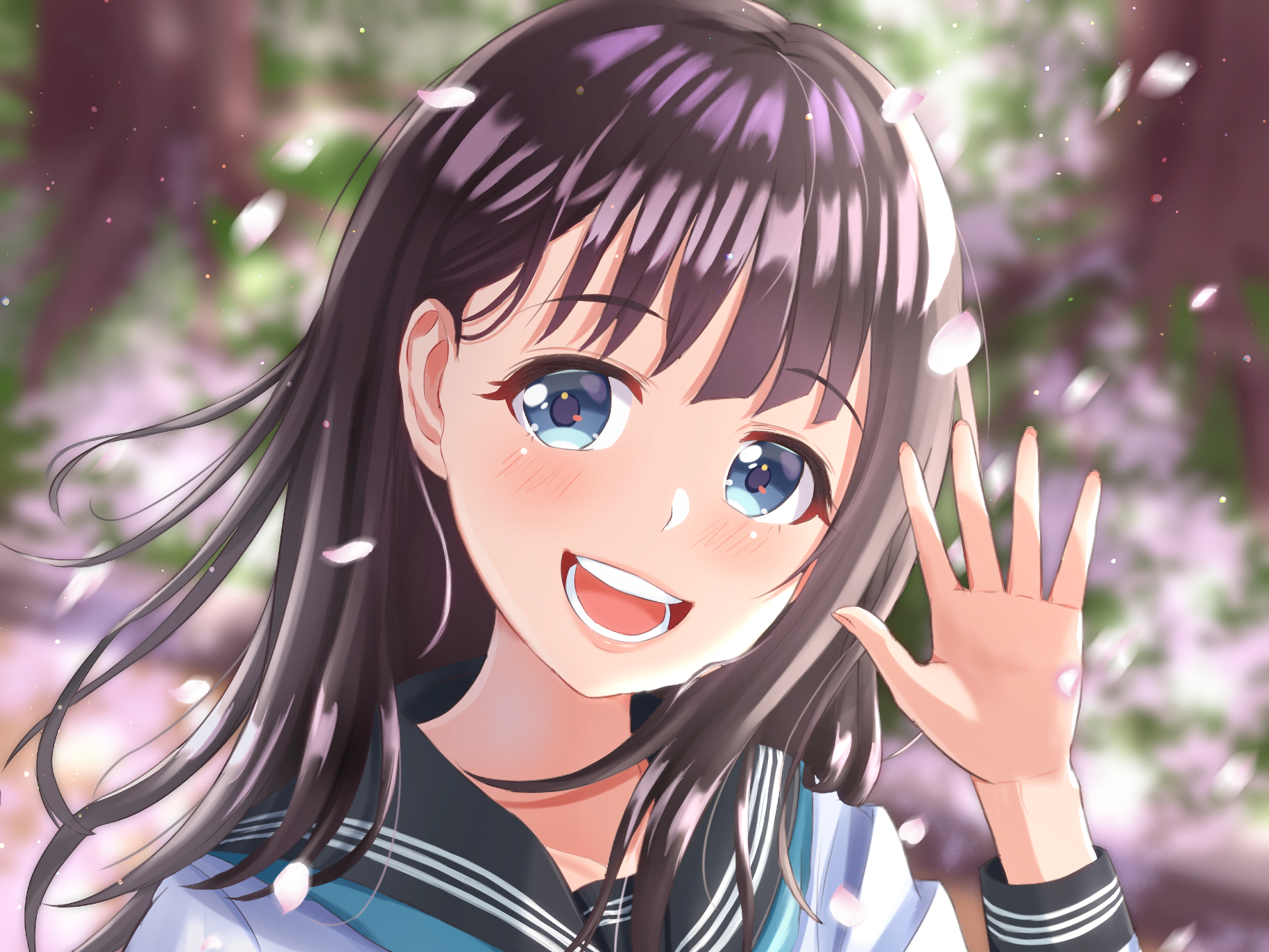 Akebi's Sailor Uniform HD Wallpaper