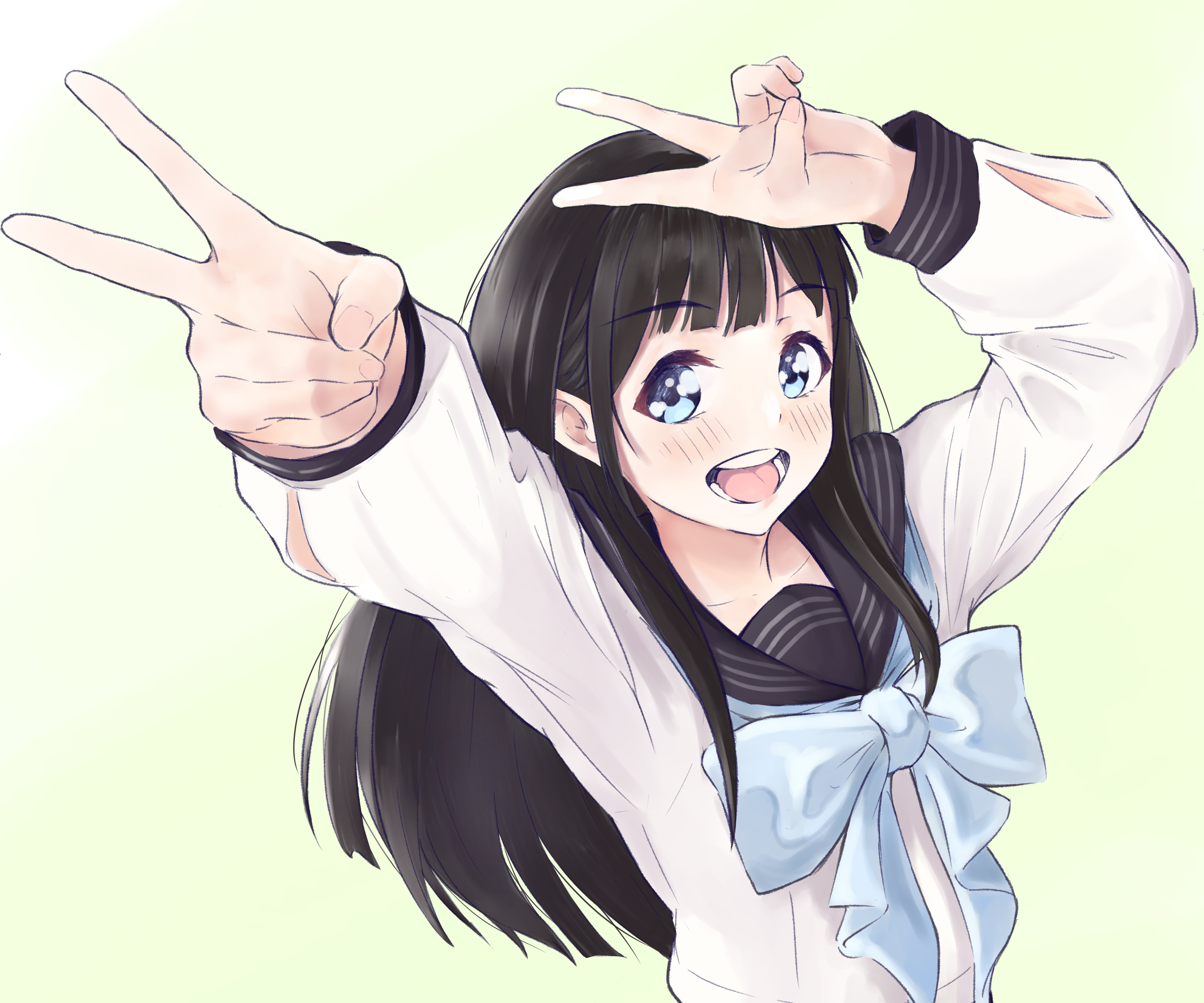Akebi's Sailor Uniform HD Wallpaper