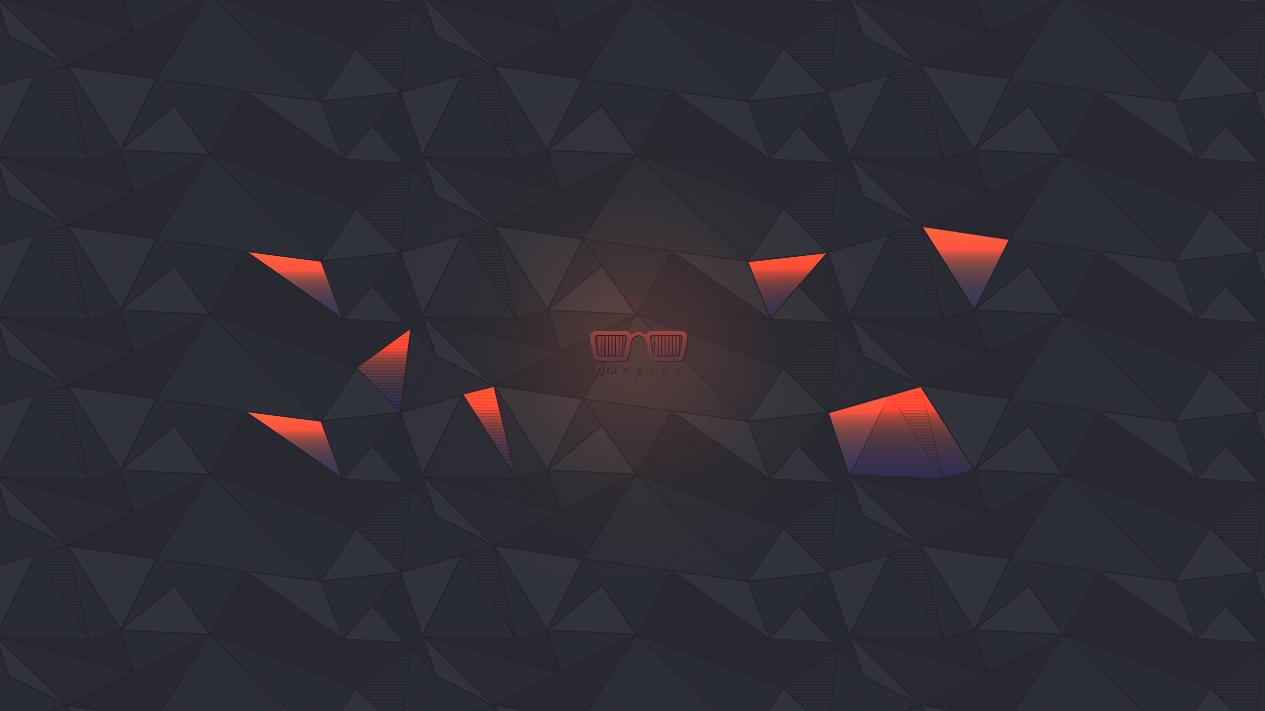 youtube banner wallpaper, black, red, triangle, pattern, orange