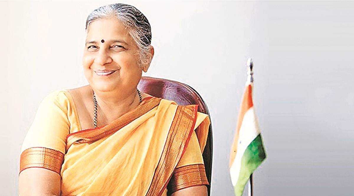 No material acquisition but working for the needy makes me happy: Sudha Murty. India News, The Indian Express