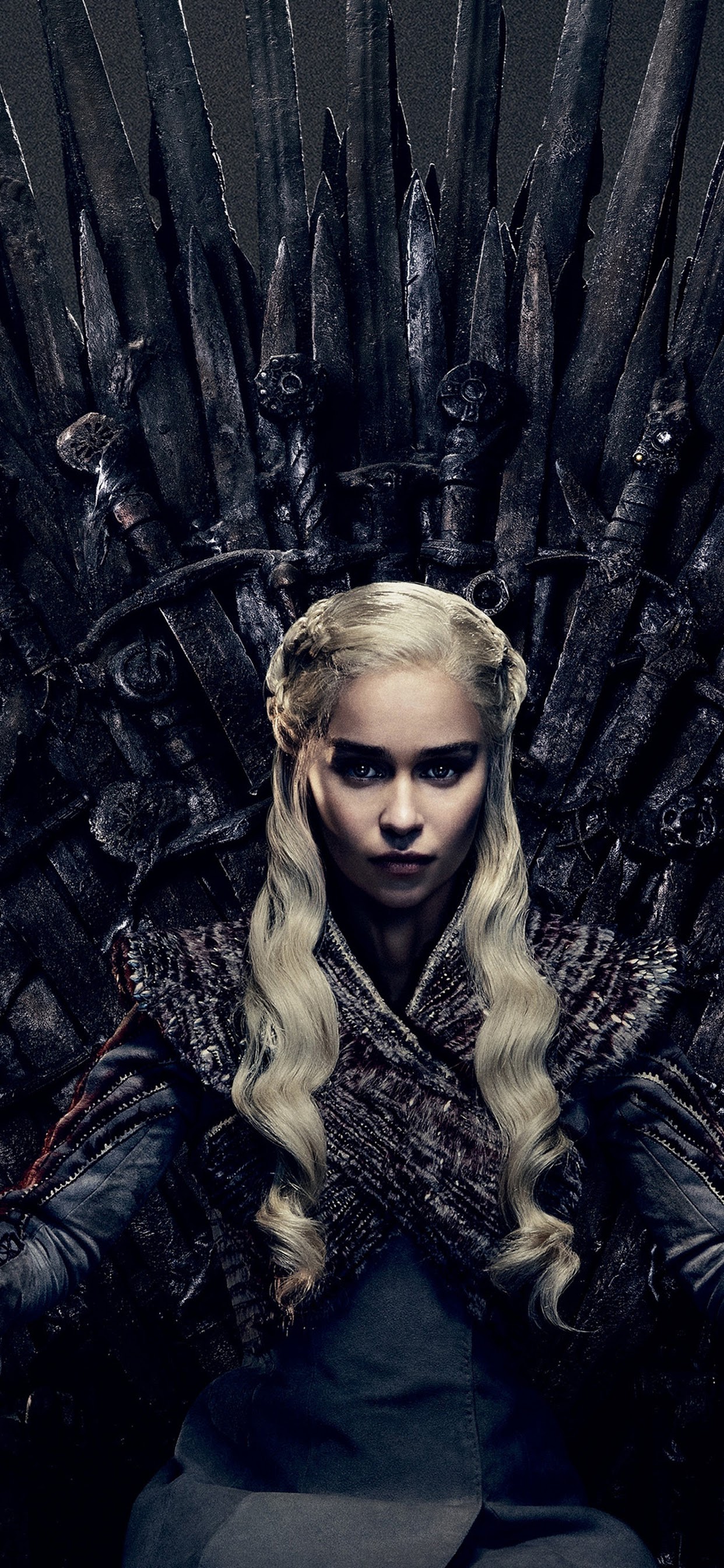 Daenerys Targaryen Game of Thrones Iron Throne Season 8 4K Wallpaper