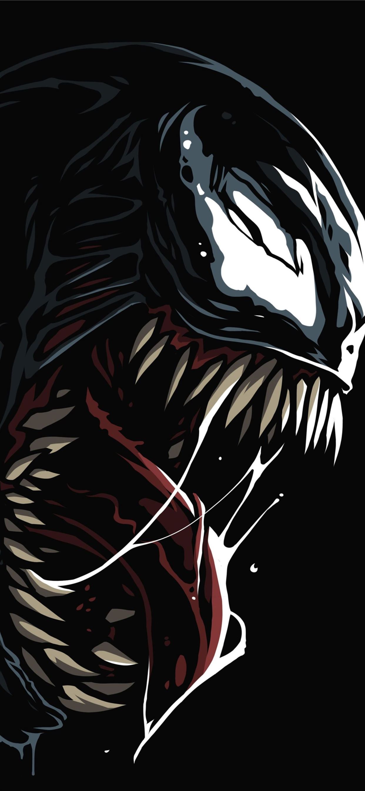 Venom Amoled 4k In Resolution iPhone Wallpaper Free Download
