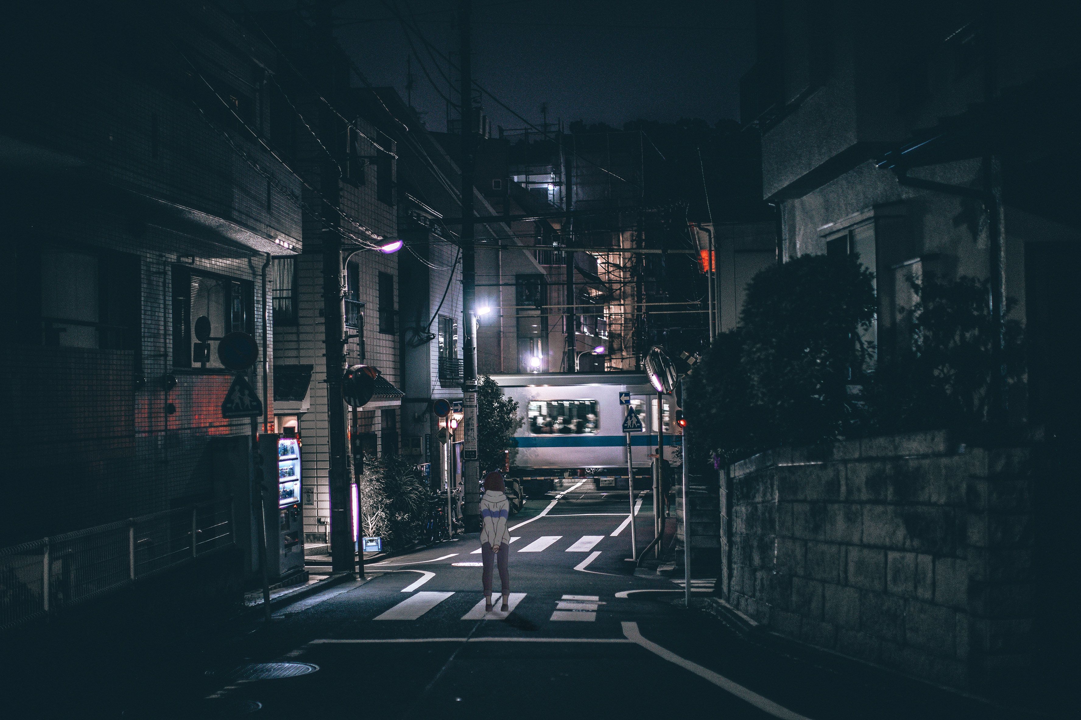 4k desktop anime road wallpapers wallpaper cave