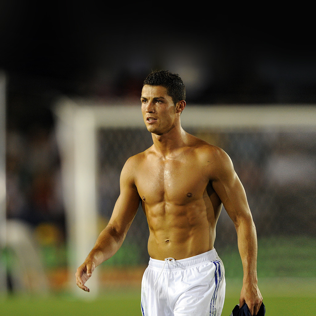 Christiano Ronaldo Sports Nude Soccer Wallpaper