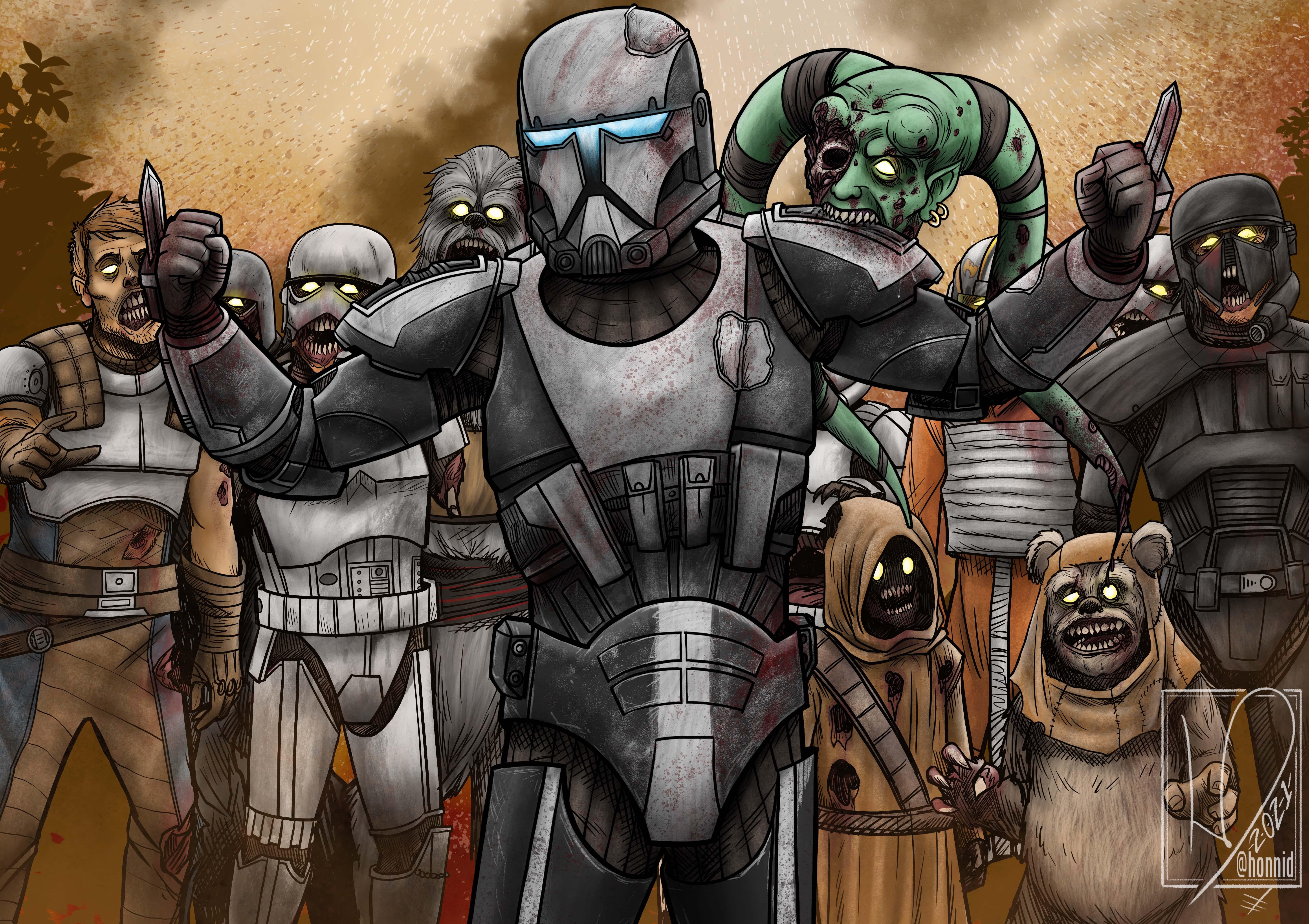 Stranded by Honnid / Honni David never got the Blackwing Virus, but the brain invaders episodes were solid Zombie Star Wars content. hope you dig it