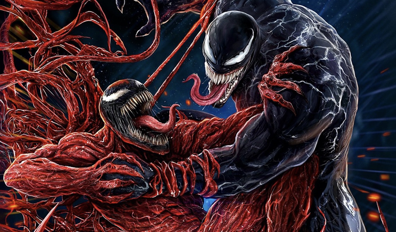 Symbiotes Do Battle on Epic 'Venom: Let There Be Carnage' IMAX Comic Poster!